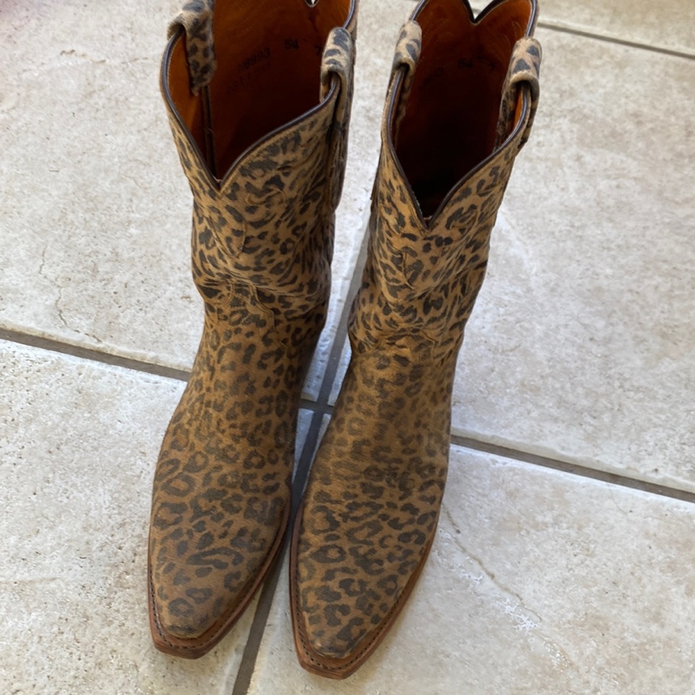 Lucchese 1883 suede boot